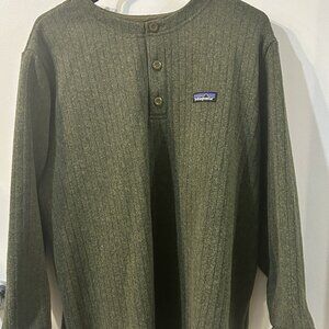 Patagonia Men's Army Green XL Henley Better Sweater